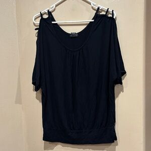Black top  with Expose shoulder design